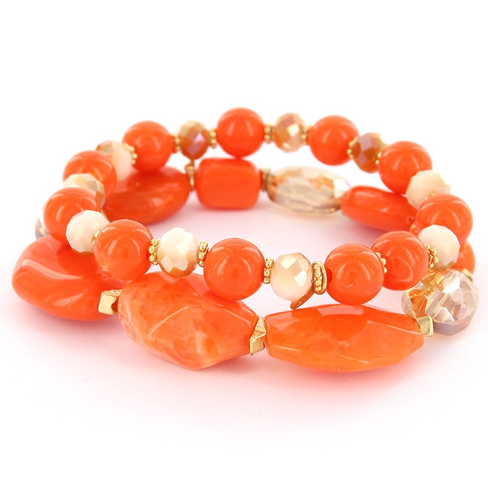 Biba Armbandenset Beauty Orange - 54876