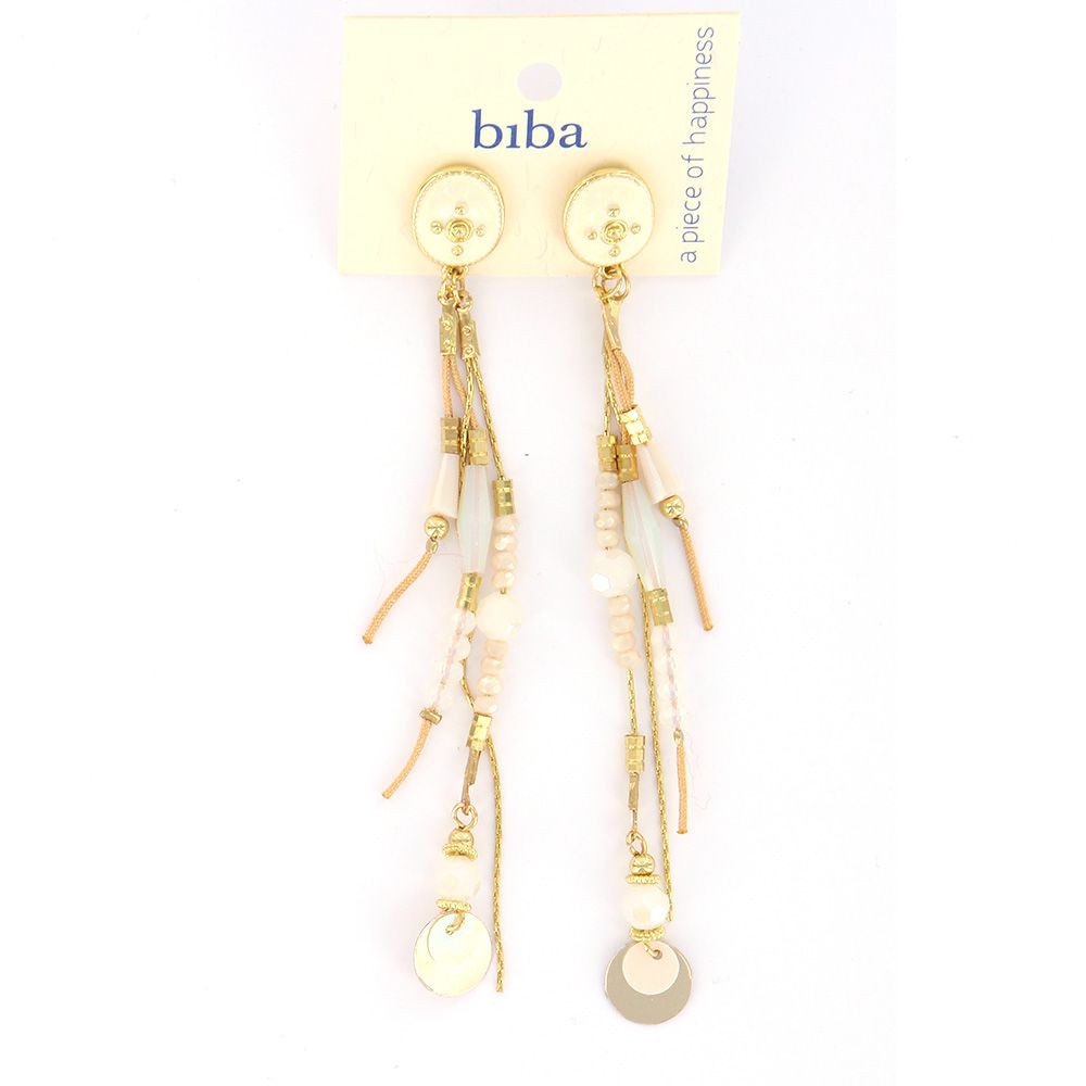 Biba oorbellen Bohemian White - 82876