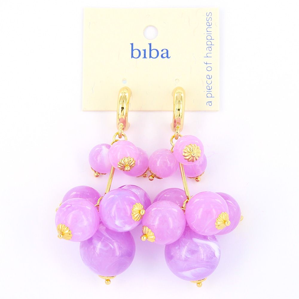 Biba oorbellen Fruity Lilac - 83337