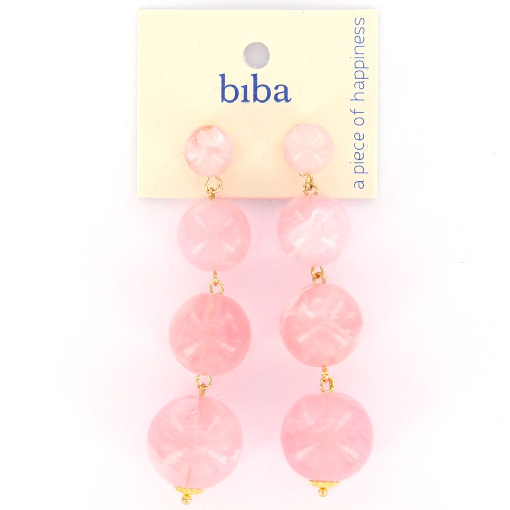 Biba oorbellen Fruity Pink - 83339