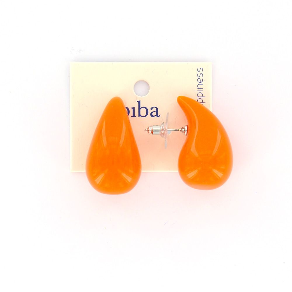 Biba oorbellen Drops Orange - 83416