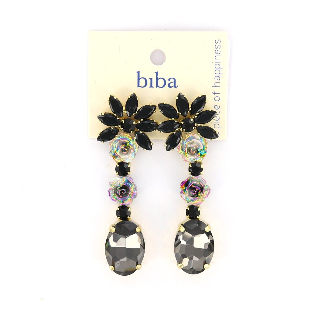 Biba oorbellen Crystal Flower - 83667