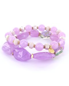Biba Armbandenset Beauty Lilac - 54876