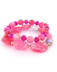 Biba Armbandenset Beauty Pink - 54876