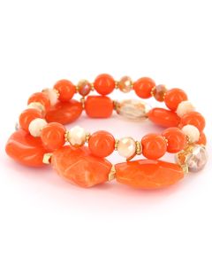 Biba Armbandenset Beauty Orange - 54876