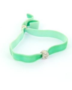 Biba armband Elastic Crystal Green  - 55012
