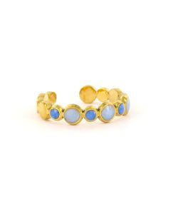 Biba Ring Colourful Joy Dots - 7240-Blauw