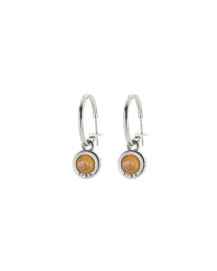 Biba Swarovski oorringen Ochre Delite - 8107