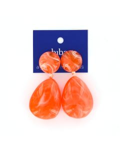 Biba oorbellen Marble Orange - 81419
