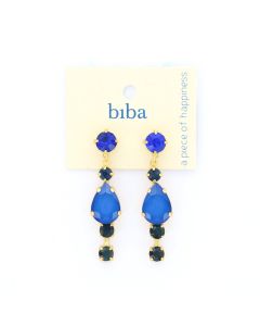 Biba oorbellen Time to Shine Blue - 82667