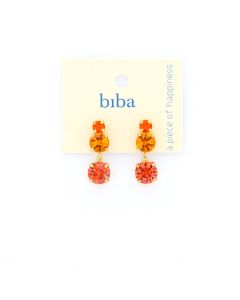 Biba oorbellen Time to Shine Orange - 82668