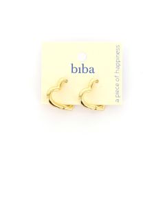 Biba oorbellen Simplicity Heart - 82950G