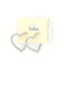 Biba oorbellen Simplicity Heart - 82952S