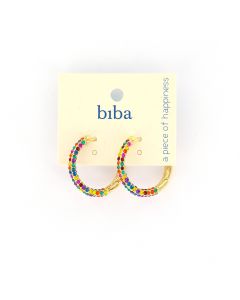 Biba oorbellen Crystal Rainbow - 82957