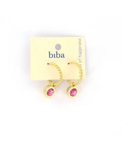 Biba oorbellen City Fashion - 83068-Roze