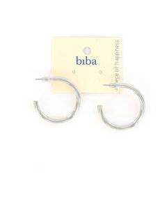 Biba oorbellen Modern Metallics - 83110-Zilverkleur