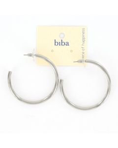 Biba oorbellen Modern Metallics - 83113-Zilverkleur