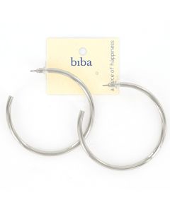 Biba oorbellen Modern Metallics - 83115-Zilverkleur