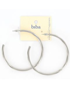 Biba oorbellen Modern Metallics - 83116-Zilverkleur