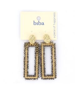 Biba oorbellen Attached Grey - 83277