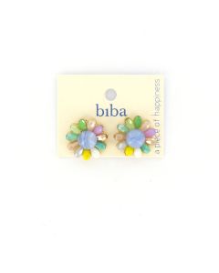 Biba oorbellen Flowers Mix - 83303