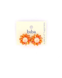 Biba oorbellen Flowers Orange - 83303