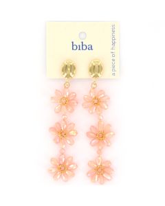 Biba oorbellen Flowers Pink - 83318