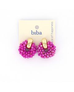 Biba oorbellen Stylish Purple - 83320