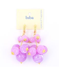 Biba oorbellen Fruity Lilac - 83337