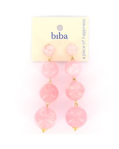 Biba oorbellen Fruity Pink - 83339