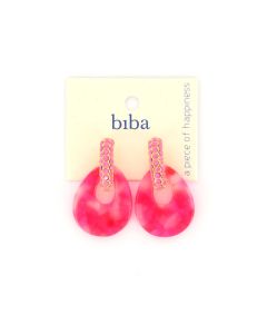 Biba oorbellen Posh Pieces - 83406-Rood