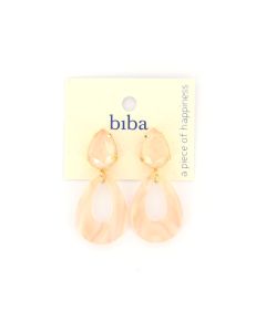 Biba oorbellen Posh Pieces - 83407-Roze