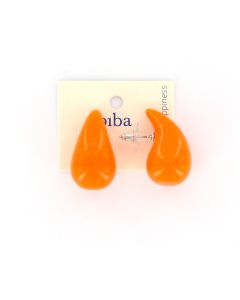 Biba oorbellen Drops Orange - 83416