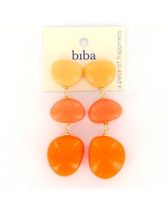 Biba oorbellen Pop of Color - 83423-Oranje