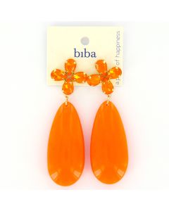 Biba oorbellen Posh Pieces - 83426-Oranje