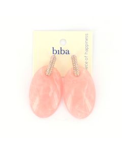 Biba oorbellen Posh Pieces - 83435-Roze