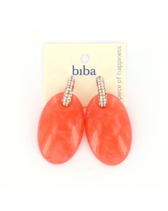 Biba oorbellen Posh Pieces - 83435-Rood