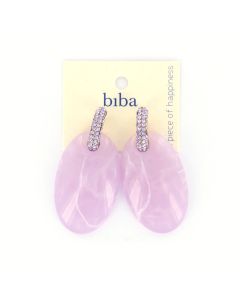 Biba oorbellen Posh Pieces - 83435-Paars