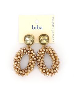 Biba oorbellen Fabulous - 83653-Beige