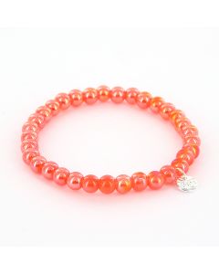 Biba Armband Favorites Orange-Congo Pink-6 mm