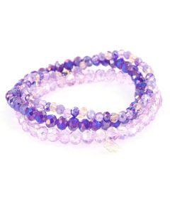 Biba Armbandenset Clear Purple - 3-751