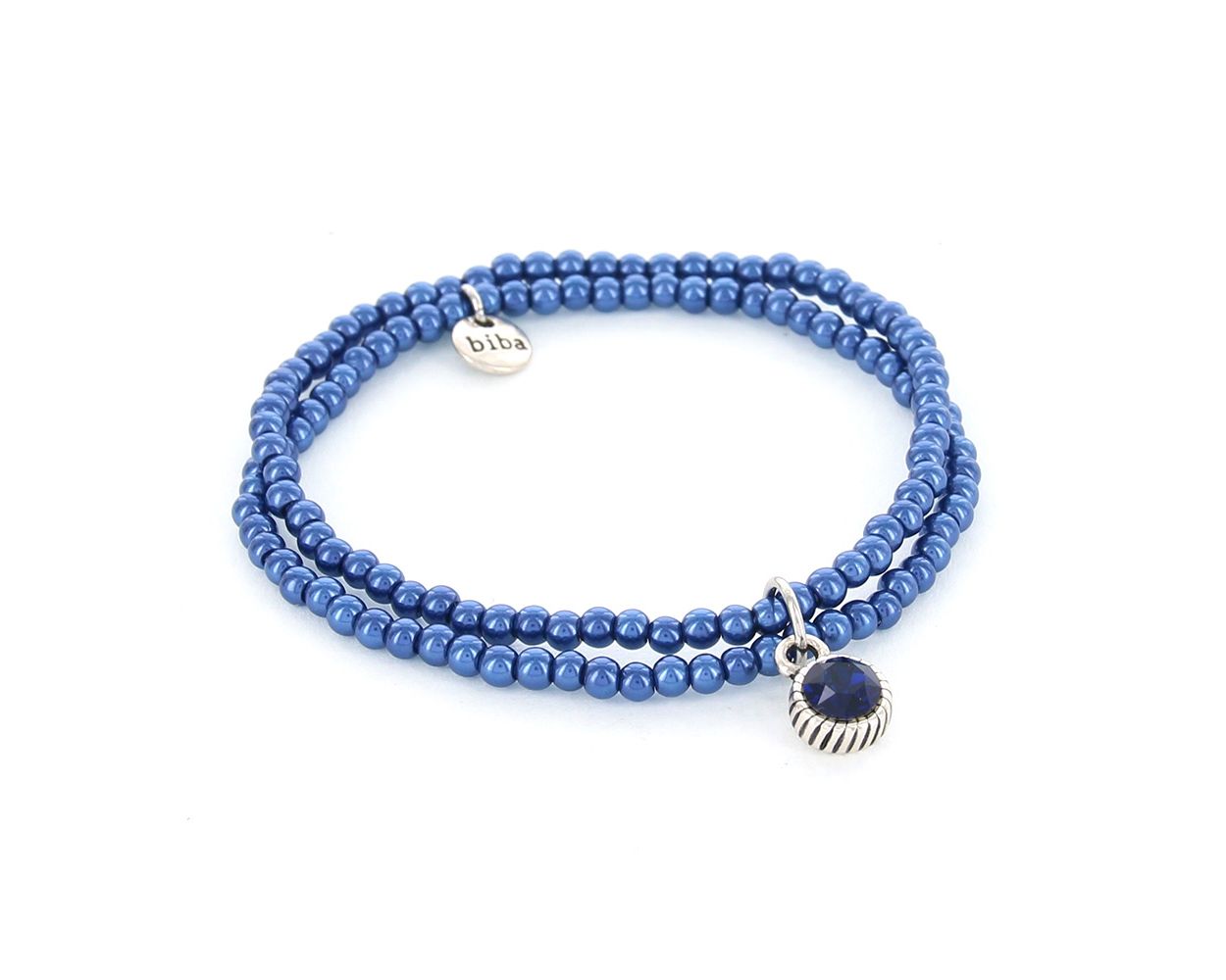 Biba armband Pearl Crystal Blue - 51345
