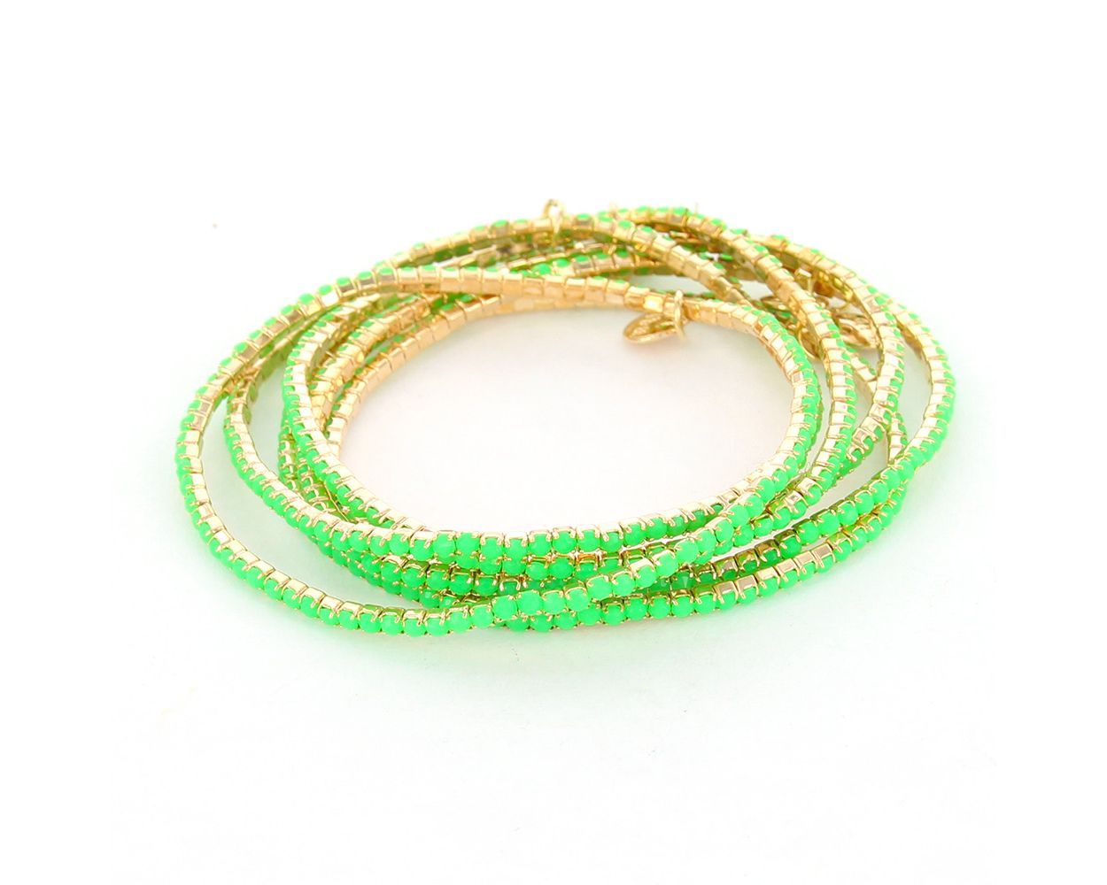 Biba Armbanden Neon Green - 53522