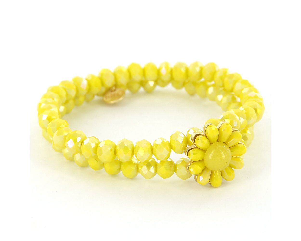 Biba Armband Flower Yellow - 54879
