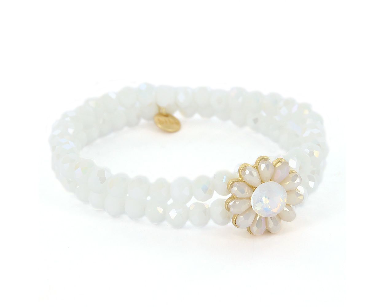 Biba Armband Flower White - 54879
