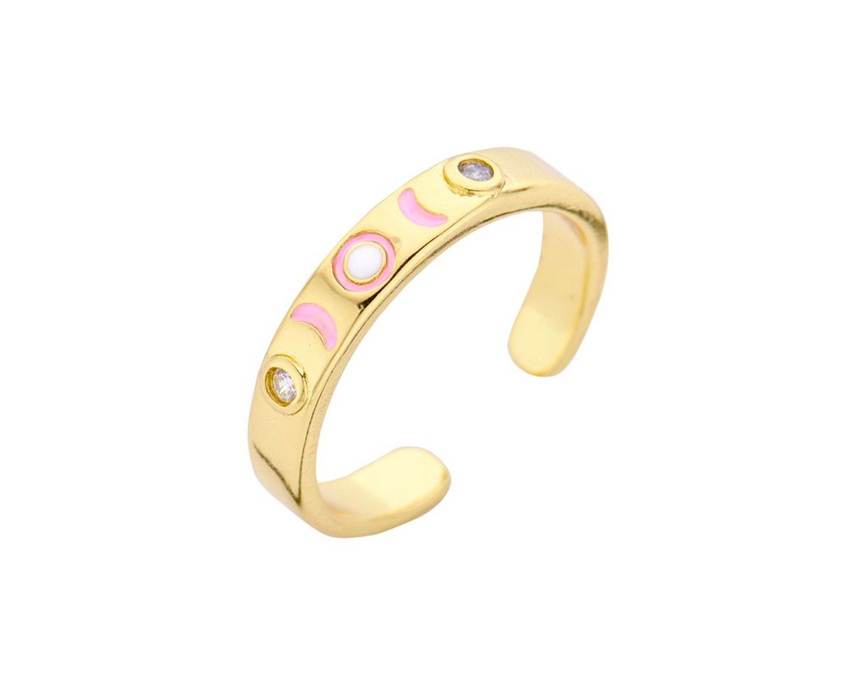 Biba ring Back to the Seventies Pink - 7210