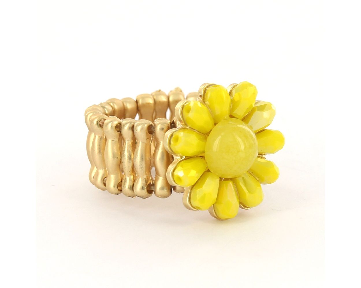 Biba ring Flowers Yellow - 7235