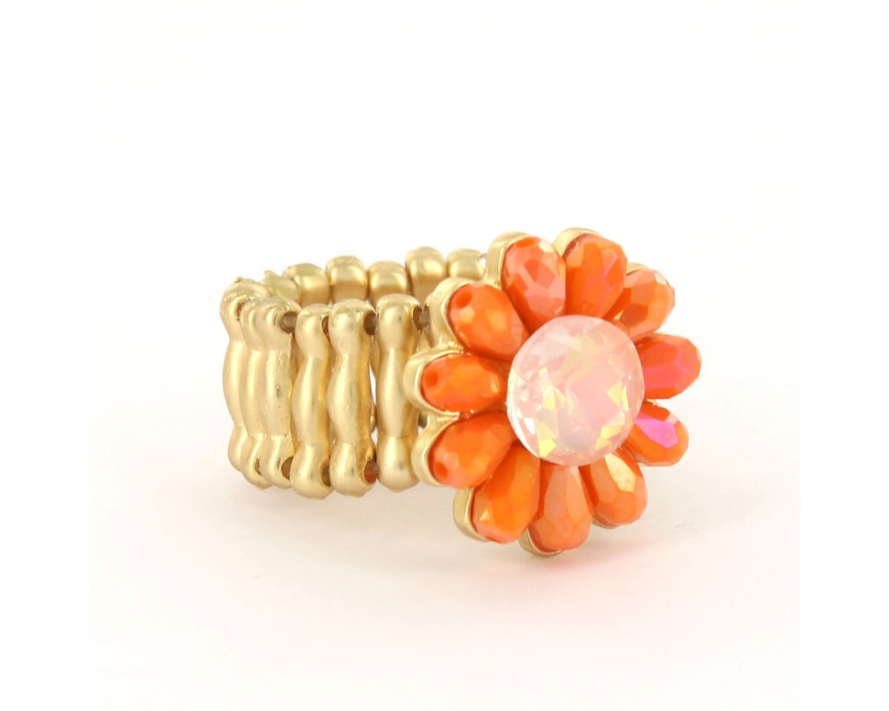 Biba ring Flower Orange - 7235