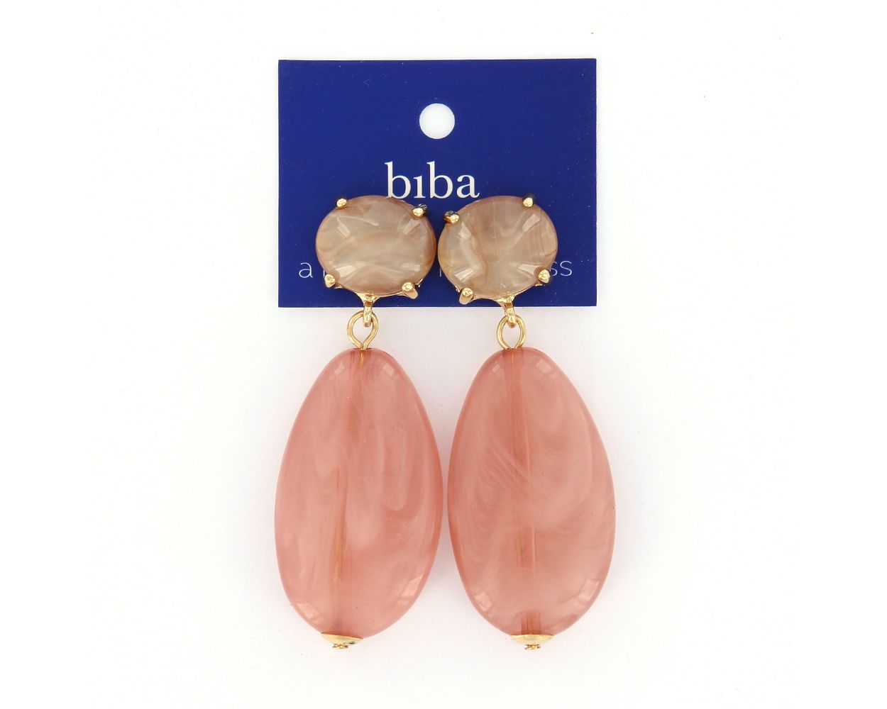 Biba oorbellen Shine Soft Pink - 81418