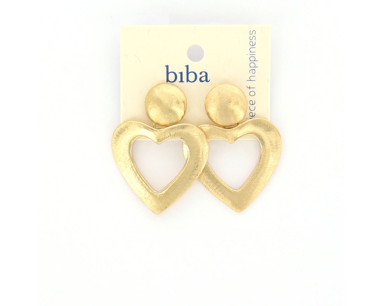 Biba oorbellen Simplicity Heart - 82725-G